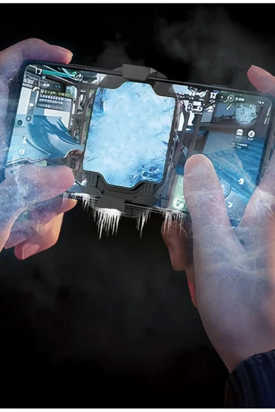 EXENAR Gaming Telefon Hava Soğutma Fanı Radyatör Fan RGB Led Telefon Soğutucu Tak Çalıştır E Sporcu Fan - Resim 3