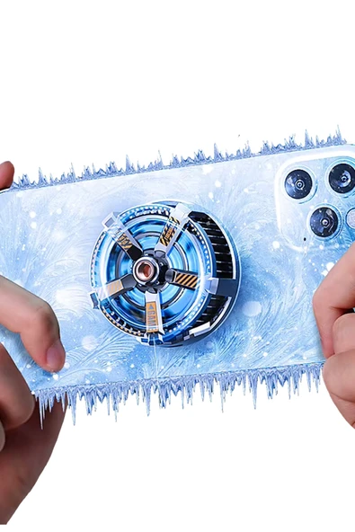 EXENAR Manyetik Cep Telefon Soğutma Fanı Radyatör Soğutucu - Resim 3