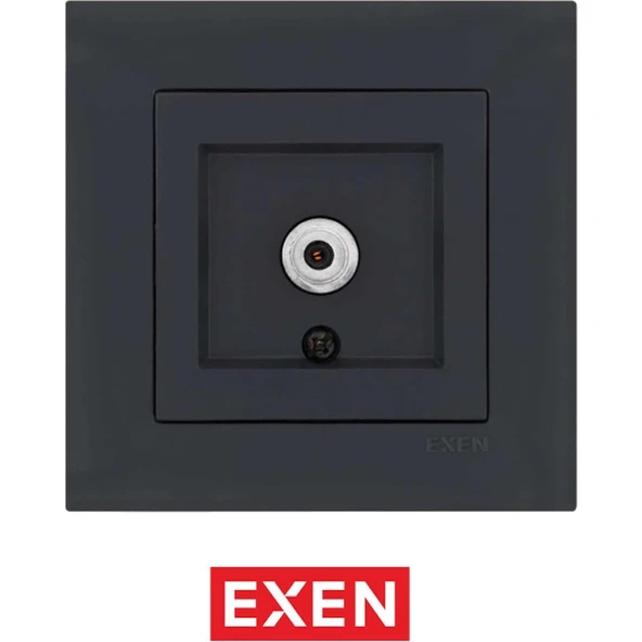 Exen Karell Füme Uydu Prizi Ekranlı (F Konnektör) ürün görseli