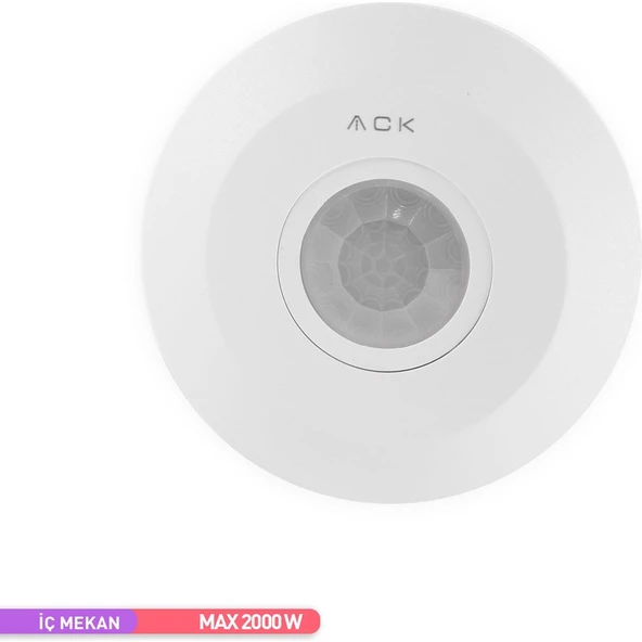 Ack 360 Derece Tavan Tipi Lüks Hareket Sensörü - 1
