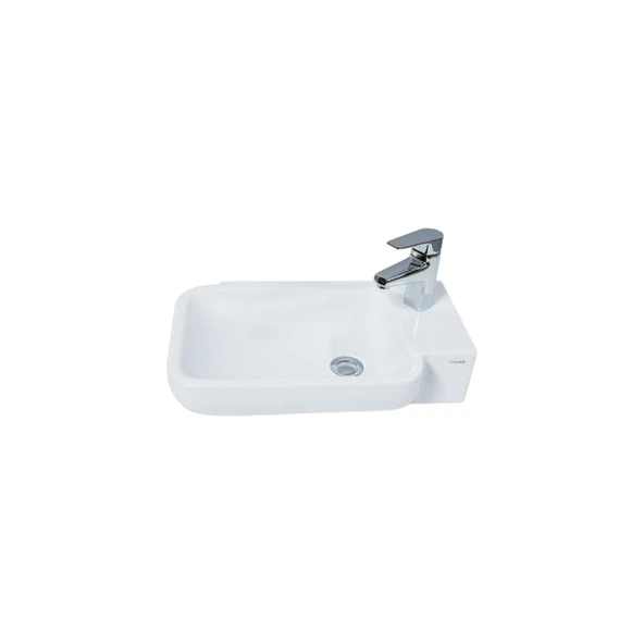 TP027 Elmas Dolap Üstü Lavabo 33 x 53 cm ürün görseli