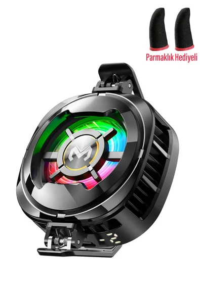 EXENAR Oyuncu Telefon Hava Soğutma Fanı 3 Kademe Radyatör Fan Telefon Soğutucu Tak Çalıştır Magsafe - Resim 2