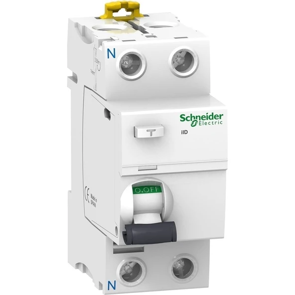 Schneider A9R41225 | Schneider Kaçak Akım Koruma Rölesi - 25 Amper, 2 Kutup , 30MA , Ac Sınıfı ürün görseli