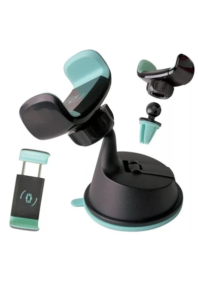 EXENAR Araç Telefon Tutucu Mini Boy Vantuzlu Cama Yapışan - Kalorifer Peket Tutucu - Resim 6