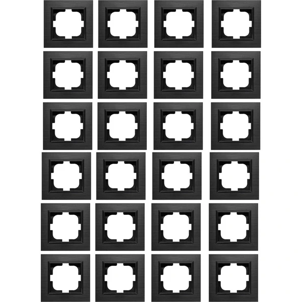 Ovivo Quantum Siyah Tekli Çerçeve 24'lü Paket ürün görseli 1