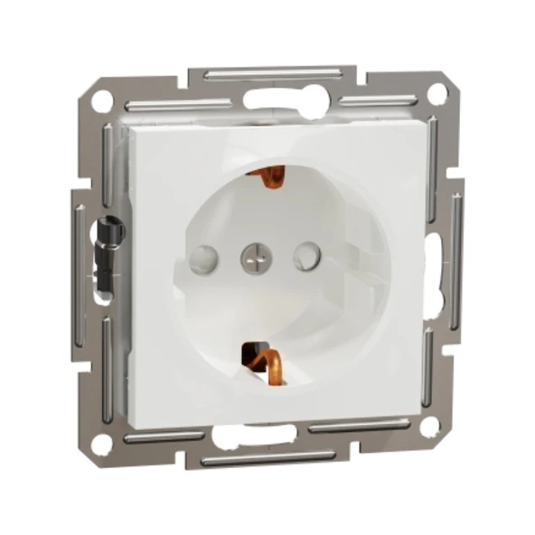 Schneider Electric Asfora Beyaz Toprakli Priz Çoc.kor. ürün görseli 1