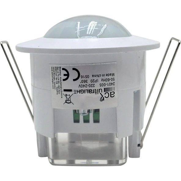 Ack AY31-01040 220V 360 Derece Sıva Altı Tavan Tipi Hareket Sensörü - 2