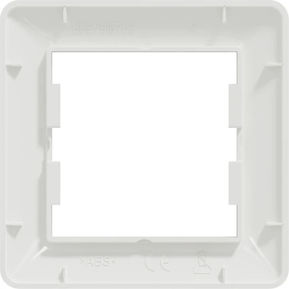 Schneider Asfora - Tekli Çerçeve, Beyaz EPH5800121 5 Adet ( 5li Paket) - Resim 3