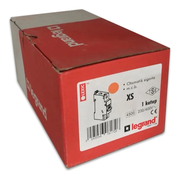 Legrand Monofaze 1X6A B Tipi Otomatik Sigorta 4,5ka 403202 - 4