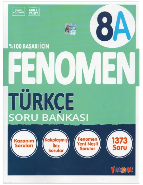 Fenomen 8.Sınıf 8A Türkçe Soru Bankası ürün görseli