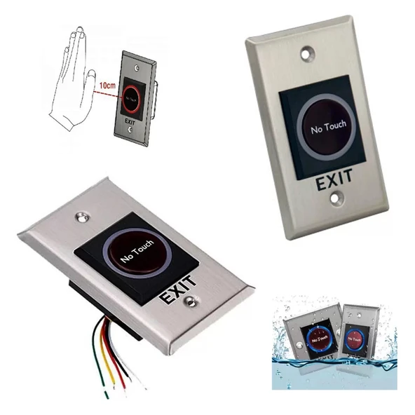 Proxsen Ps-29 No Touch Temassız Çıkış İnce Tip Buton - 2
