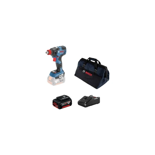 Bosch Gdx 18V-200 C 1x4.0Ah Tek Akülü Darbeli Somun Sıkma - 1