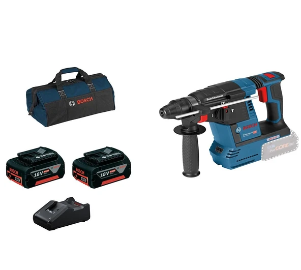 Bosch GBH 18V-26 2x4.0Ah Çift Akülü Kırıcı Delici - 1