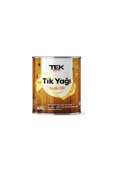 TEK TİK YAĞI TEAK OİL 0,75 LT