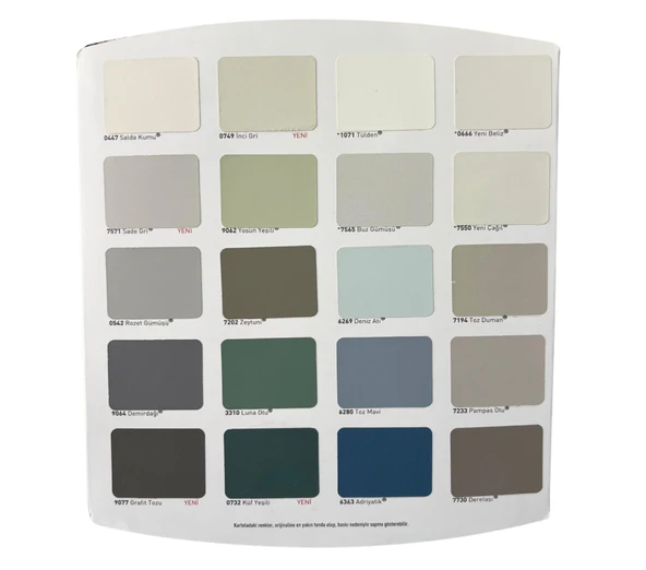 ZİRVE PLASTİK İÇ CEPHE BOYASI 1 KG - 3