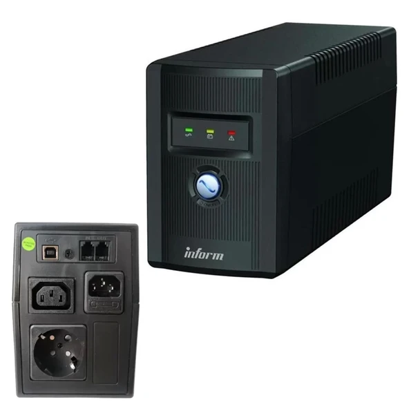 Inform Guardian 600va 7/20dk Line Interaktif Ups (1x7ah) Akü