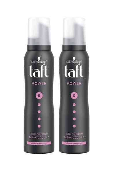 Taft Power Saç Köpüğü 3 Numara Kaşmir Yumuşaklığı 150 Ml 2 Adet