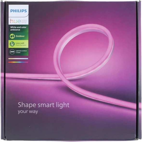 Philips Hue Outdoor Renkli Akıllı 2 m Şerit Led Teşhir - 5