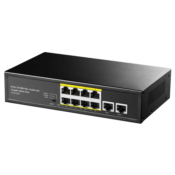 Proxsen Poe Switch 8 Port + 2 Uplink Megabit
