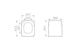 Vitra Metropole Slim Klozet Kapağı, Yavaş Kapanır, Kolay Sökülebilir, 132-003R009 - 3