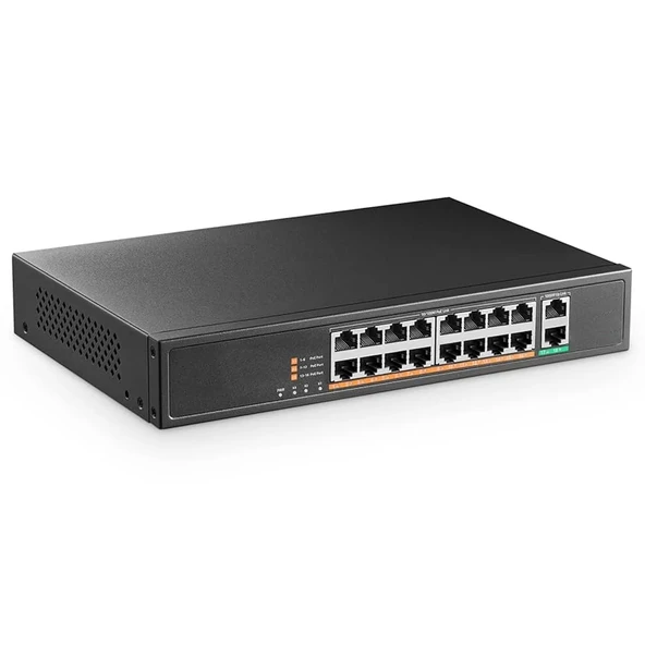 Proxsen Poe Switch 16 Port + 2 Uplink Megabit