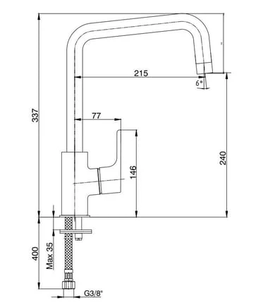 ECA Luna Mutfak Eviye Bataryası Krom, 102118150 - 2