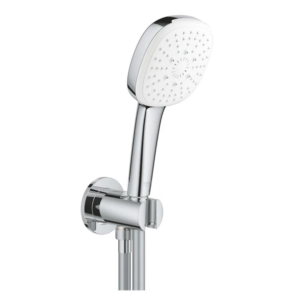 Grohe Tempesta Cube 110 Ankastre Bağlantılı El Duşu Seti, 3 Akışlı Krom, 26910003