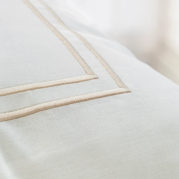 Schafer Home Pavia Şönil Yatak Örtüsü Nevresim Seti 7 Parça-Bej - 7