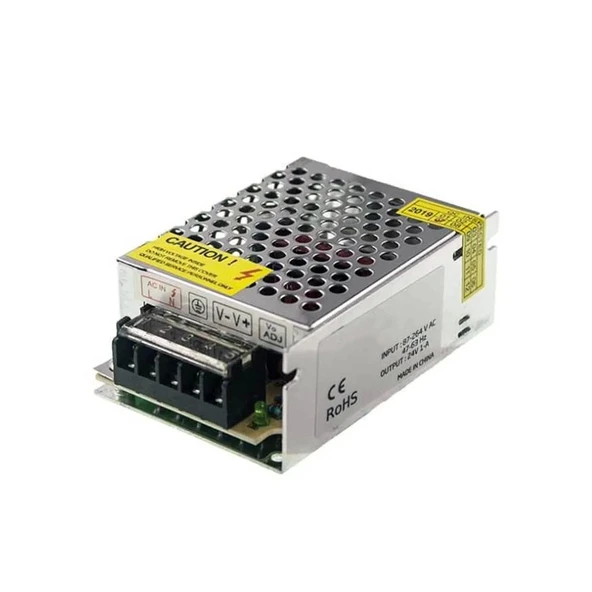 Ms-2424 24v 1a Metal Kasa Adaptör