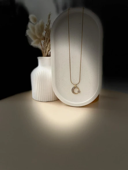 Çelik Gold Ayyıldız Kolye 45cm - 3