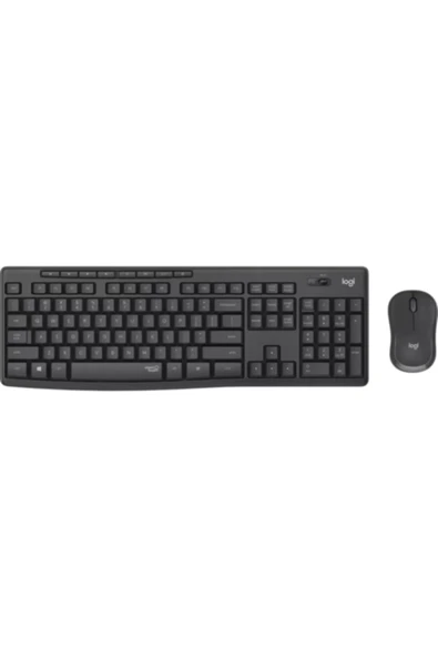 Logıtech Mk295 Q Tr Sessiz Kablosuz Klavye Mouse Set Siyah 920-009804