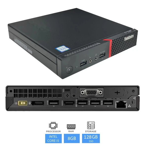Lenovo M710Q Mini Pc İ5 6500t 6.nesil 8gb Ram Ddr4 256gb Ssd (yenilenmiş) - 2