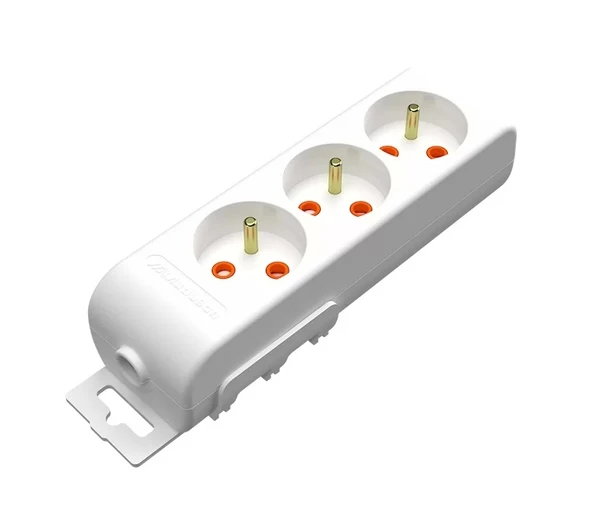 Mutlusan 3lü Ups Grup Priz Çocuk Korumalı Klemensli