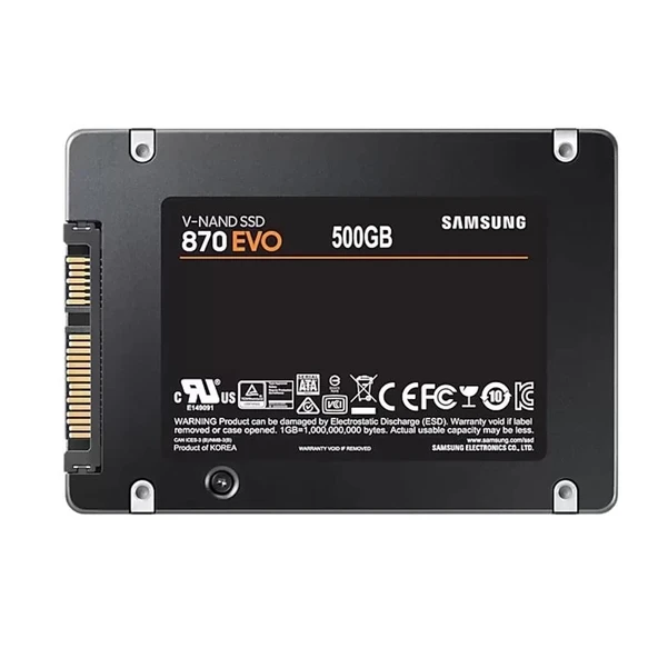 500 Gb 870 Evo Samsung 2.5 Sata3 Mz-77e500bw 560-530 Mb/s Samsung Tr Garantılı - 2