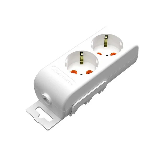 Mutlusan 2li Topraklı Grup Priz Çocuk Korumalı Klemensli