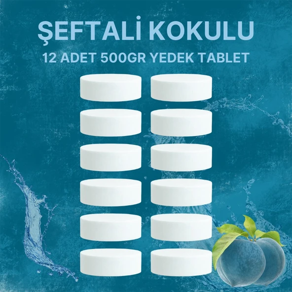 6 Adet 2x500 gr Nem Alıcı Rutubet Ve Küf Önleyici Yedek Tablet Şeftali ürün görseli
