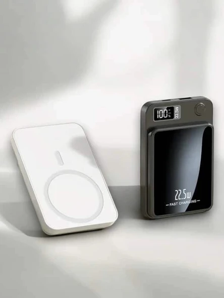 10.000 mAh Wireless Şarjlı Powerbank - Resim 2