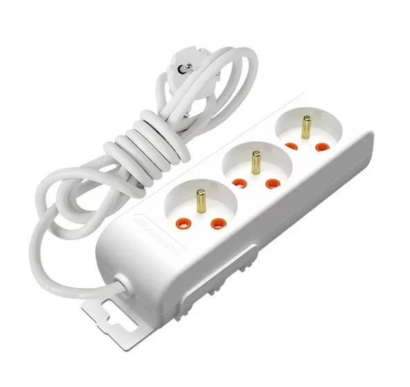 Mutlusan 3lü Ups Grup Priz Çocuk Korumalı 3 Metre