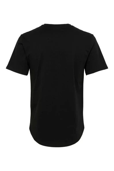 Only&sons 22002973 0 Yaka Erkek Tshirt - Siyah - 5