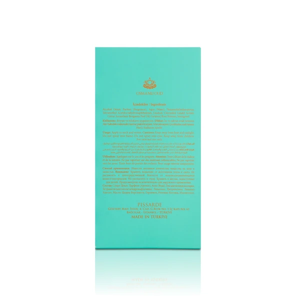 Osmanlı Oud Aquamarine 100 ML EDP – Narenciye Çiçeksi Unisex Parfüm – 4201 - 4