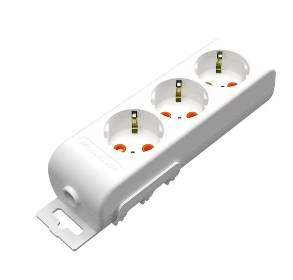 Mutlusan 3lü Topraklı Grup Priz Çocuk Korumalı Klemensli ürün görseli