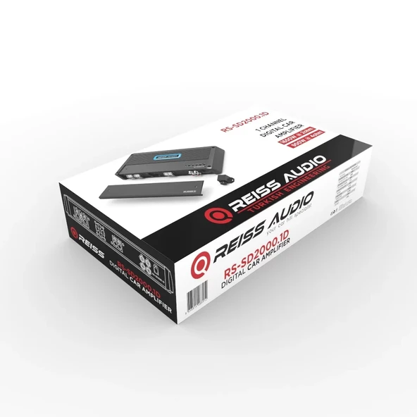 Reıss Audıo Rs-sd2000.1d Oto Anfi Mono 2000 Watt 1 Kanal - 2