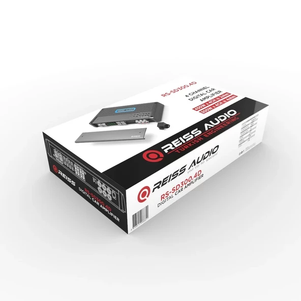 Reıss Audıo Rs-sd300.4d Oto Anfi Stereo 4x450 Watt 4 Kanal - Resim 2