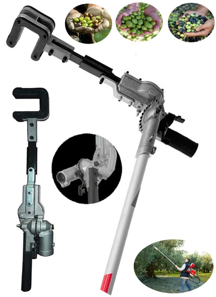 Lombard 13 Parça Özel Set Çapa Seti+ Yan tipi Benzinli Motorlu Tırpan + Zeytin Badem Hasat Makinası - 5