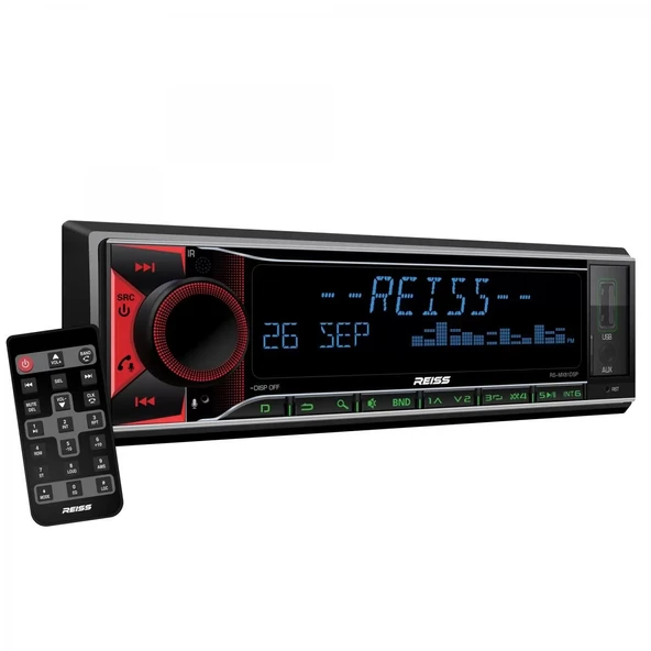 Reıss Audı Rs-mx81dsp Oto Teyp Dsp 4x50 Watt Bluetooth Mobil Aplikasyon Usb Sd Fm Aux