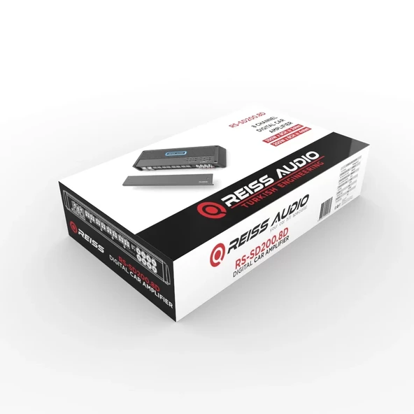 Reıss Audıo Rs-sd200.8d Oto Anfi Stereo 8x350 Watt 8 Kanal - 2