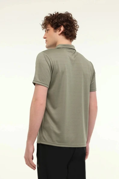 Lumberjack Ct461 Sherman Erkek Yakali Tshirt - Haki - 3