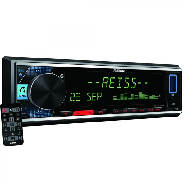 Reıss Audı Rs-mx88dsp Oto Teyp Dsp 4x50 Watt Bluetooth Mobil Aplikasyon Usb Sd Fm Aux