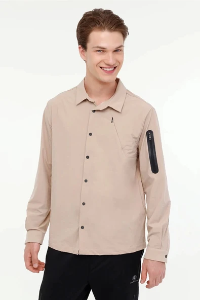 Lumberjack Zuhn 60itl522 Erkek Gomlek - Bej ürün görseli