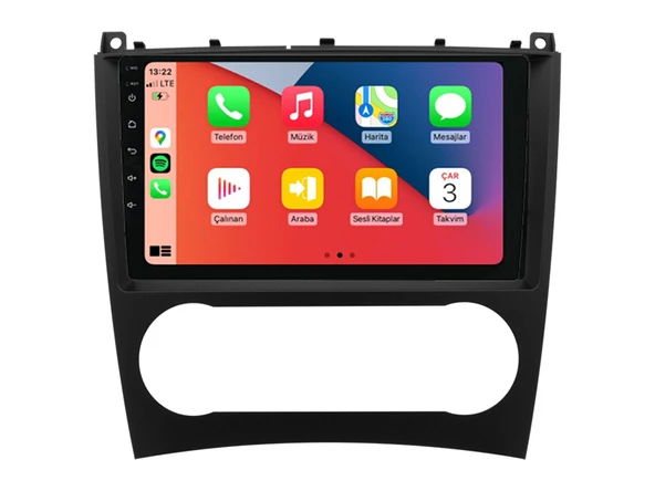 Mercedes C Serisi W203 W209 Multimedya (2001-2007) 8 GB RAM 128 GB Hafıza 8 Çekirdek Navigatör Premium Series ürün görseli